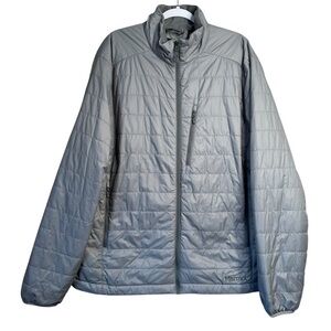 MARMOT Mens Gray Calen Jacket. Size XXL Retails $160 Puffer Coat